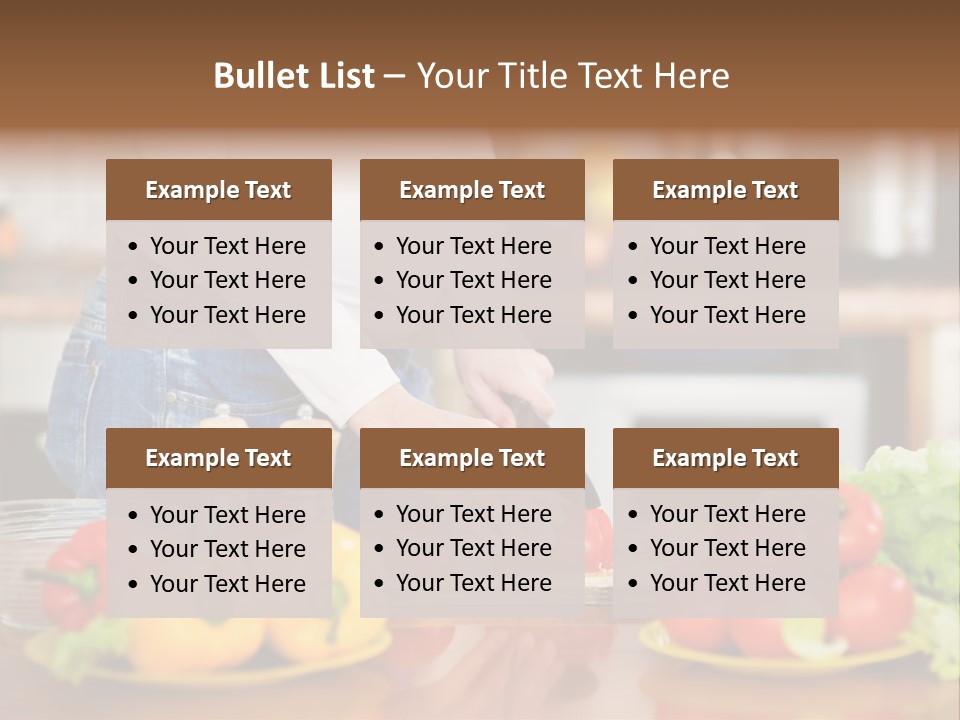 Cut Breakfast People PowerPoint Template