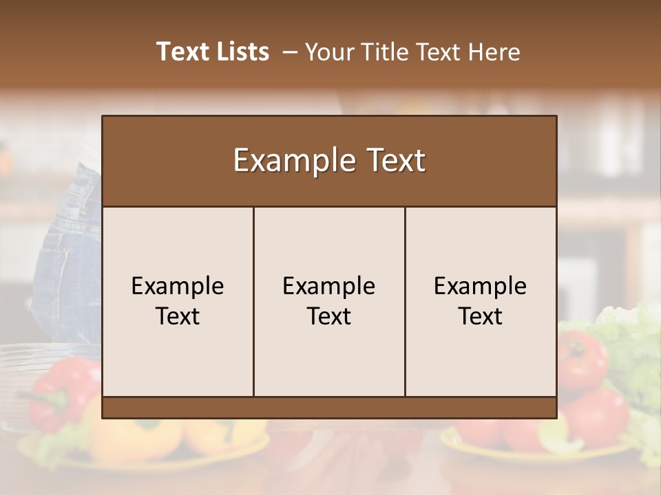 Cut Breakfast People PowerPoint Template