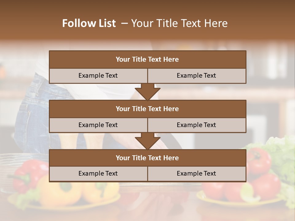 Cut Breakfast People PowerPoint Template