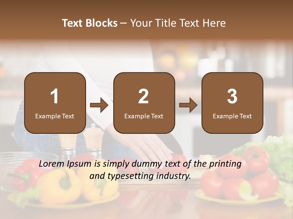 Cut Breakfast People PowerPoint Template