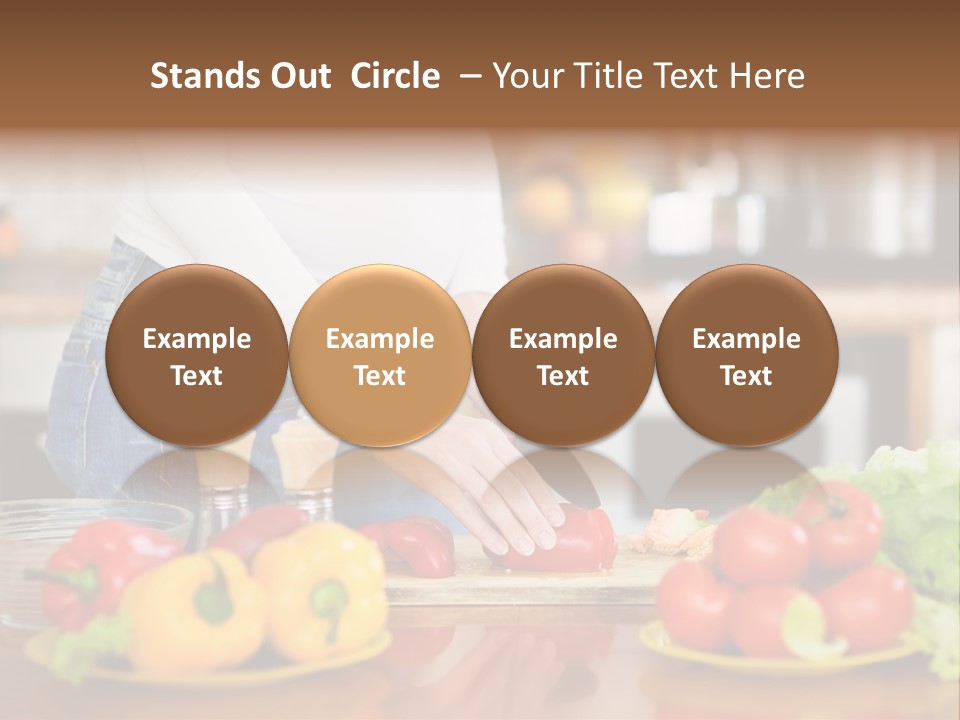 Cut Breakfast People PowerPoint Template