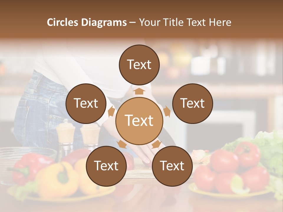 Cut Breakfast People PowerPoint Template