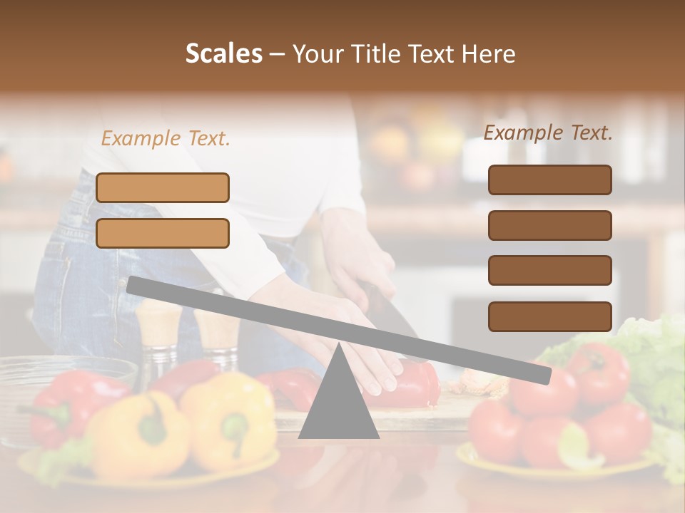 Cut Breakfast People PowerPoint Template