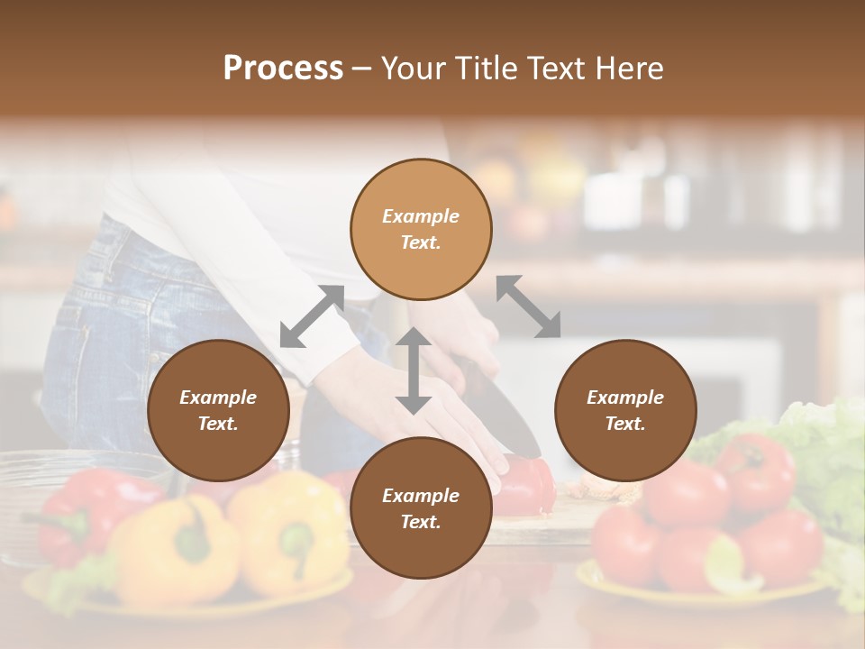 Cut Breakfast People PowerPoint Template
