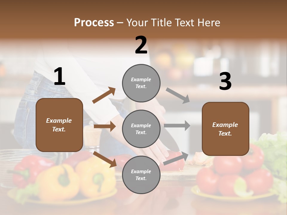 Cut Breakfast People PowerPoint Template