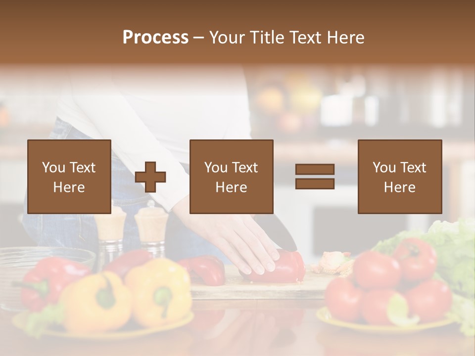 Cut Breakfast People PowerPoint Template