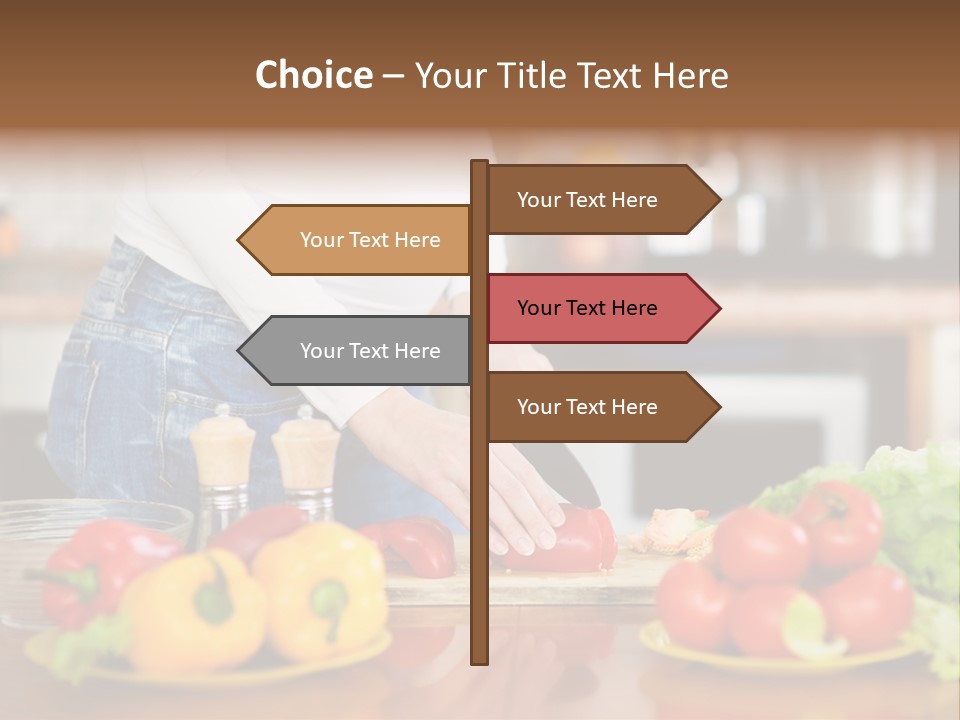 Cut Breakfast People PowerPoint Template
