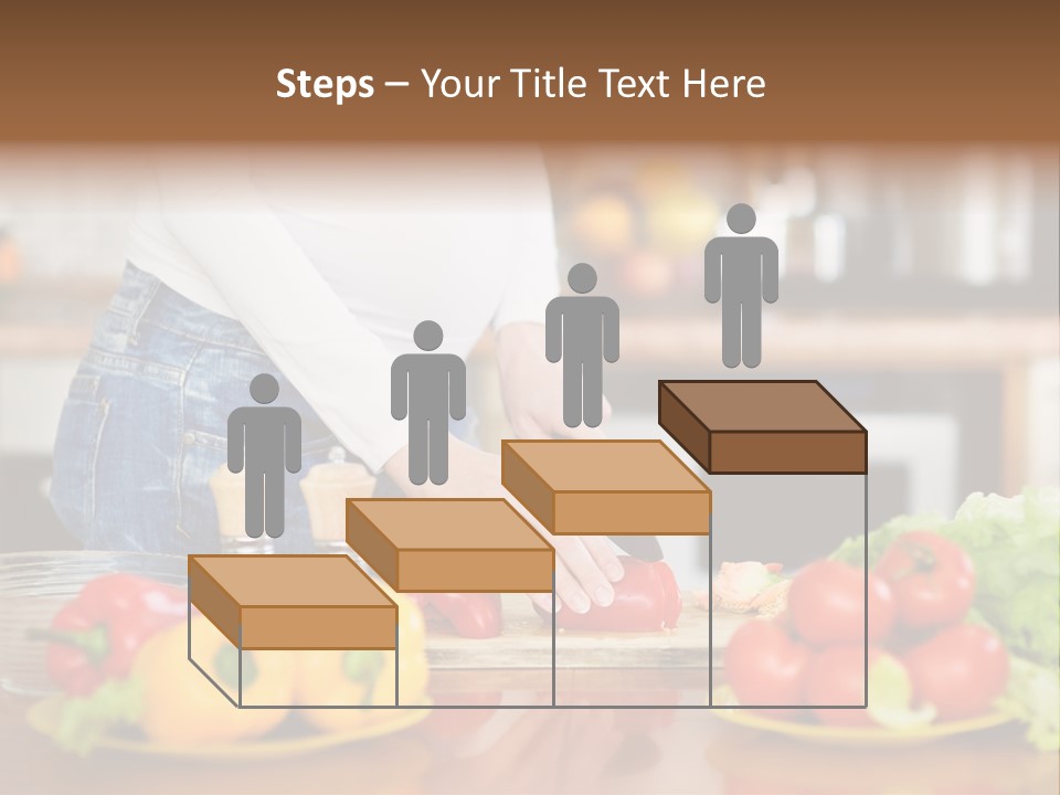 Cut Breakfast People PowerPoint Template