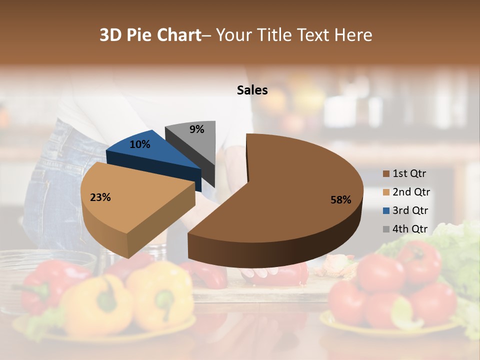 Cut Breakfast People PowerPoint Template