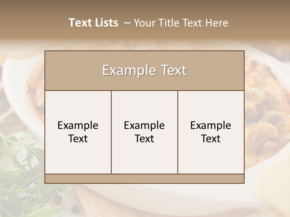Nutrition Closeup Healthy PowerPoint Template