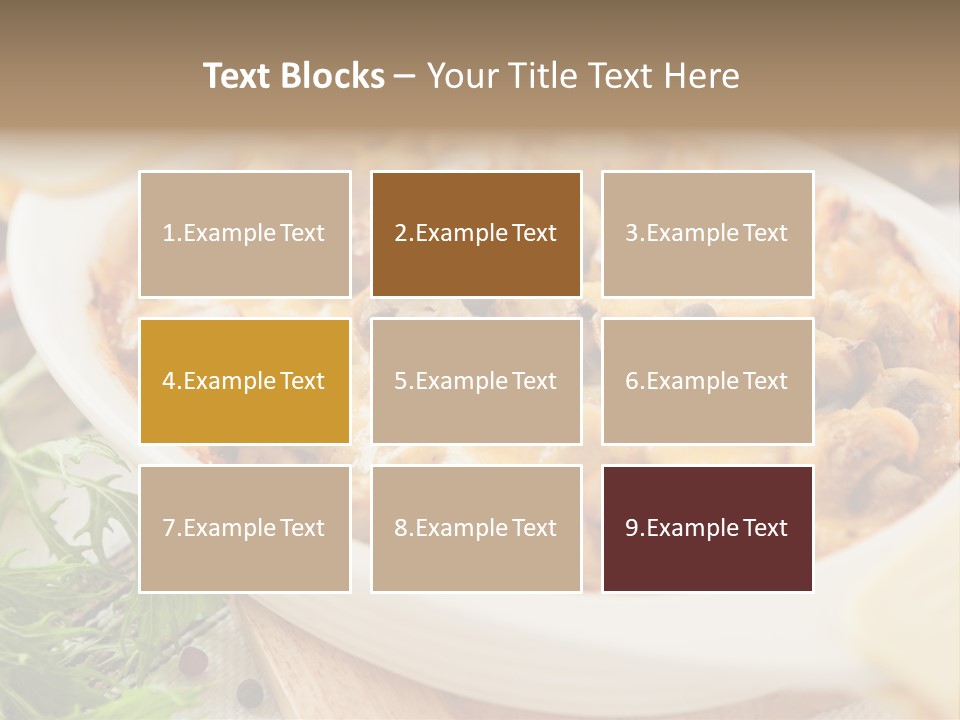 Nutrition Closeup Healthy PowerPoint Template