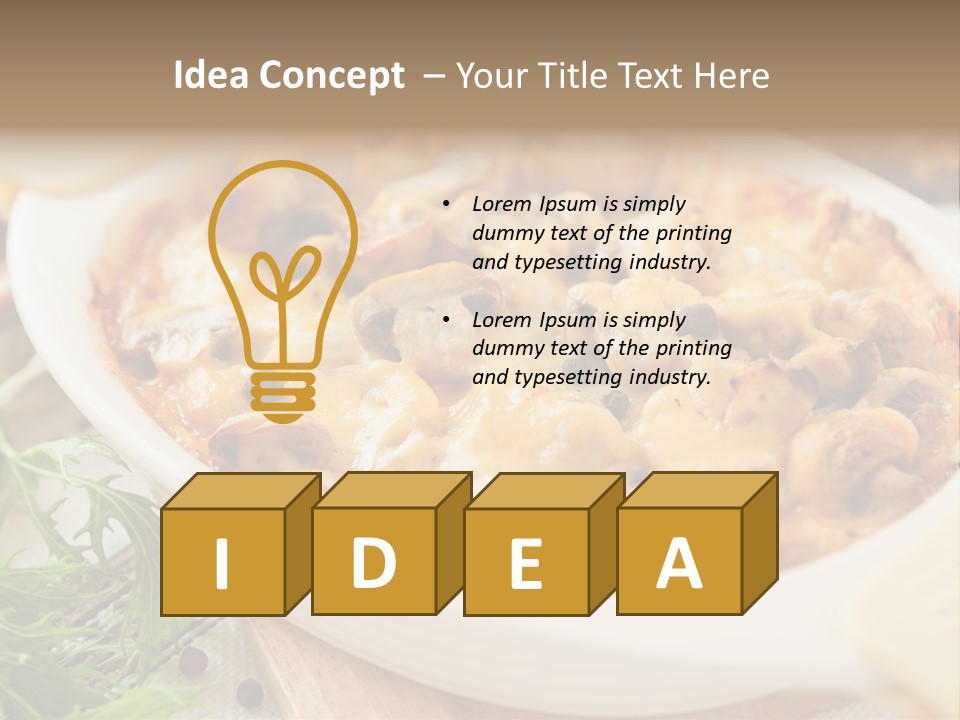 Nutrition Closeup Healthy PowerPoint Template