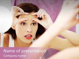 Casual Protection Cosmetics PowerPoint Template