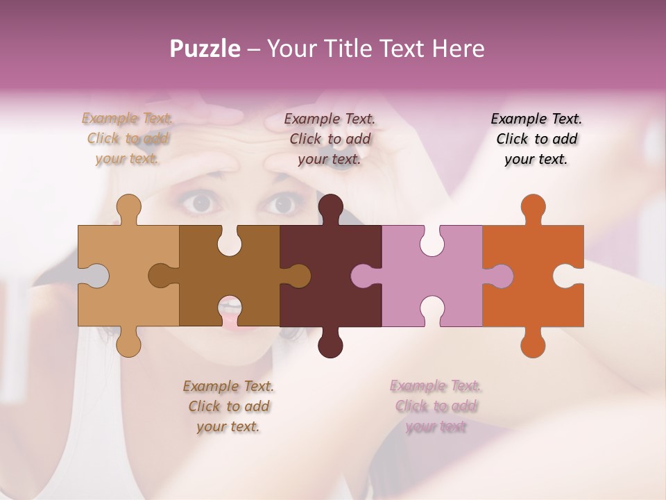 Casual Protection Cosmetics PowerPoint Template