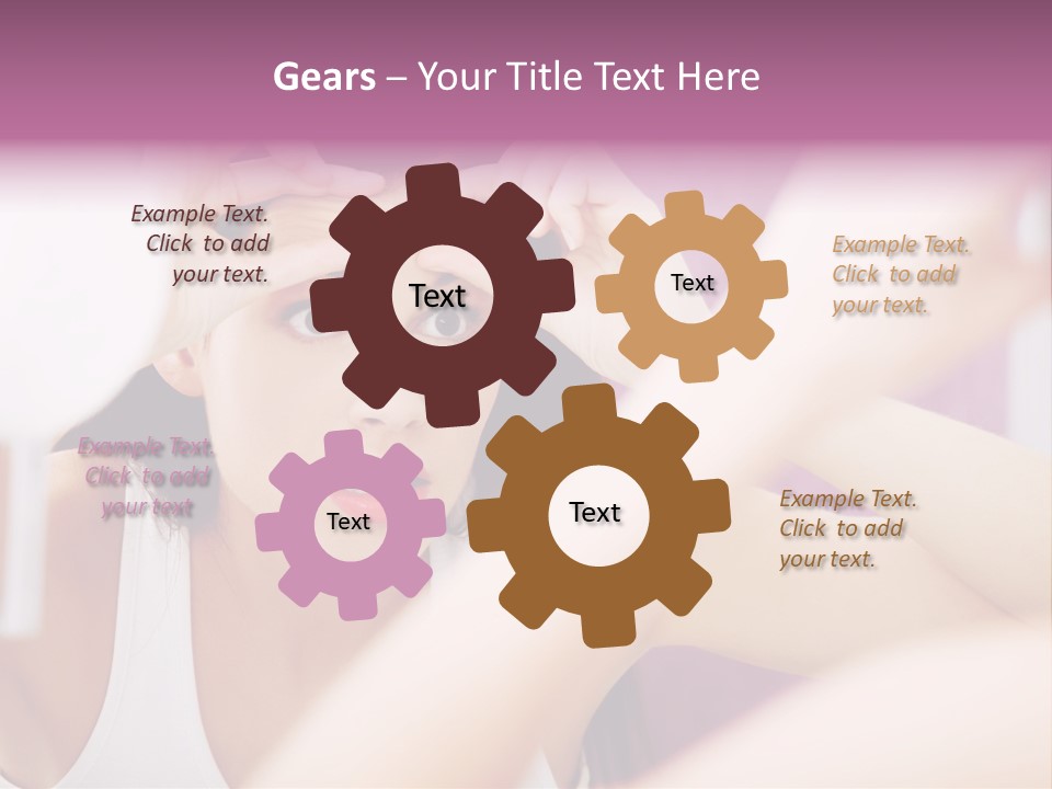 Casual Protection Cosmetics PowerPoint Template