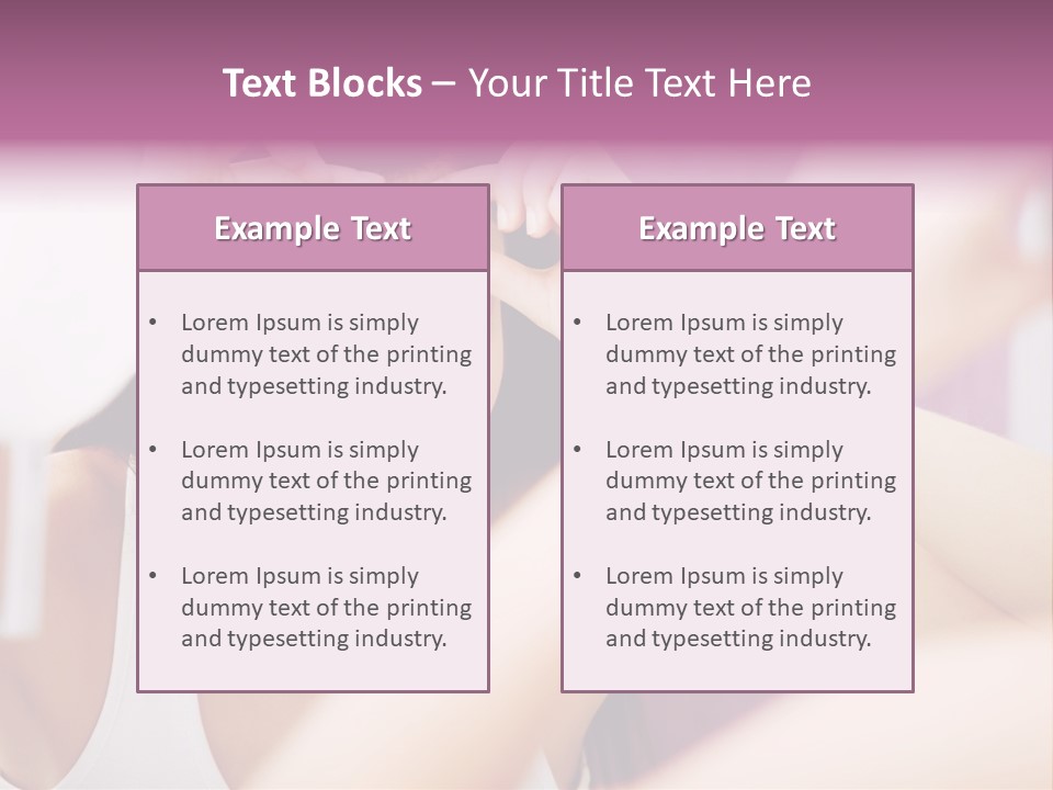 Casual Protection Cosmetics PowerPoint Template