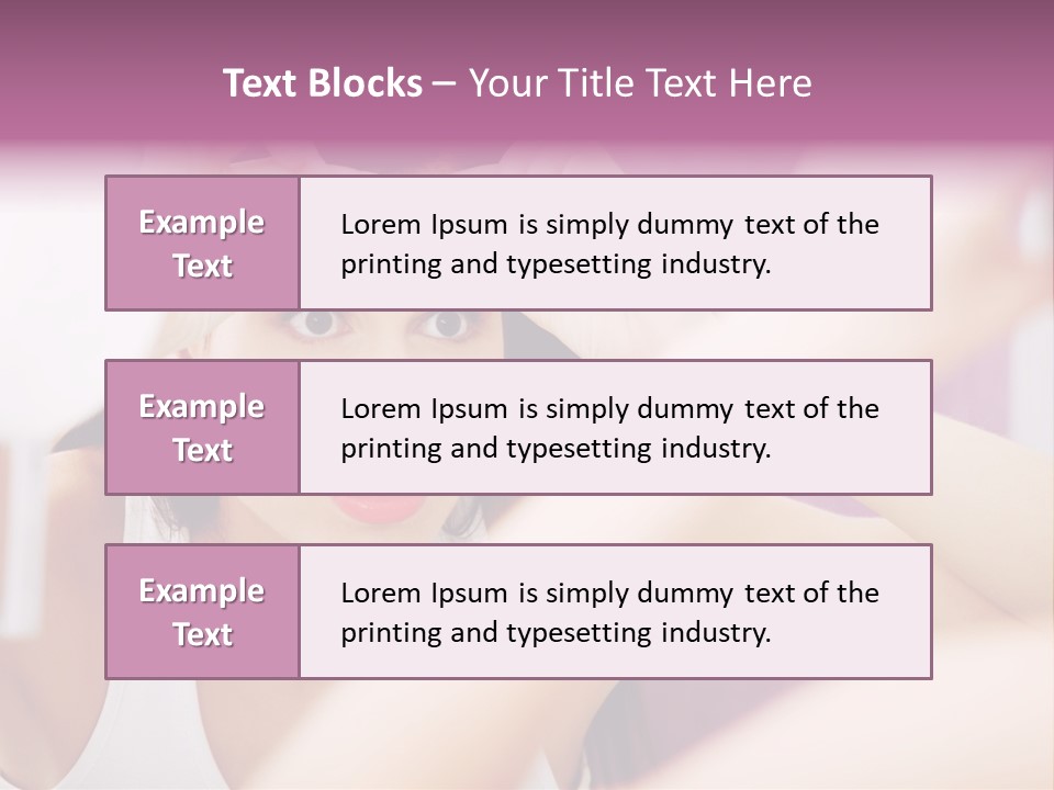 Casual Protection Cosmetics PowerPoint Template