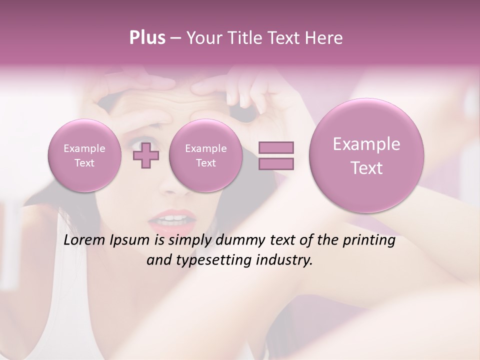 Casual Protection Cosmetics PowerPoint Template