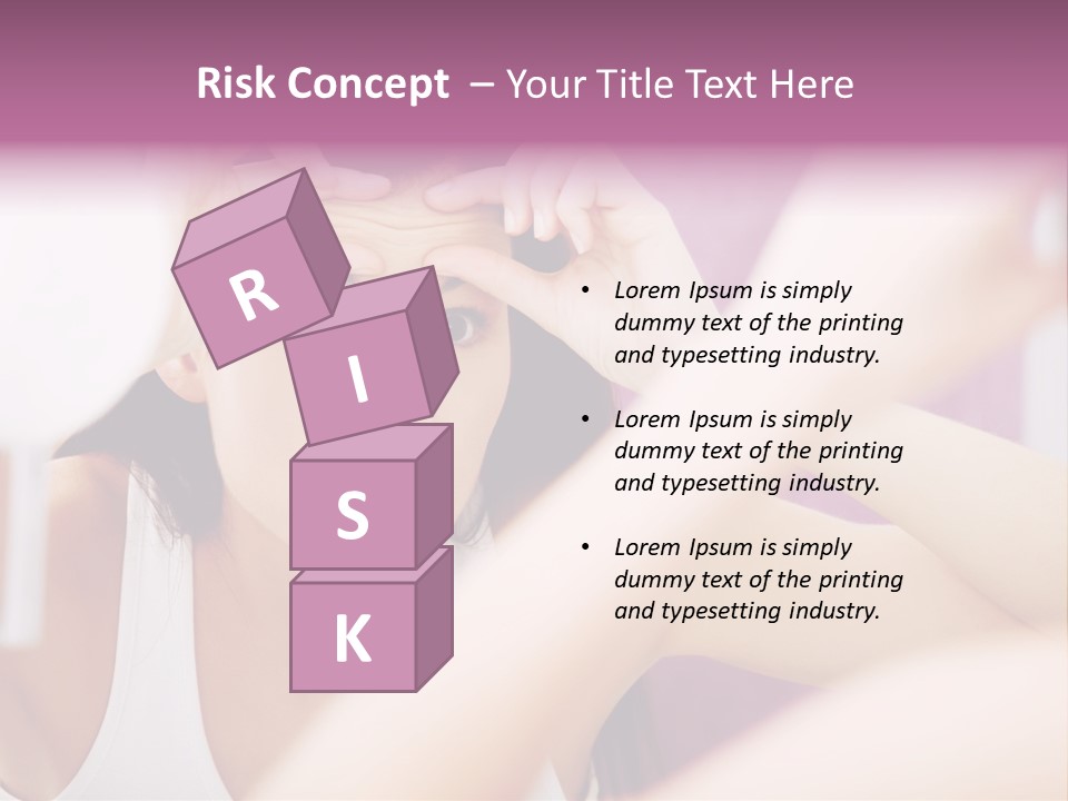 Casual Protection Cosmetics PowerPoint Template