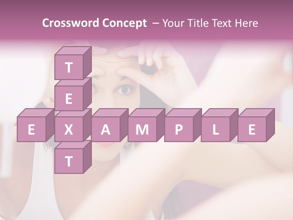 Casual Protection Cosmetics PowerPoint Template