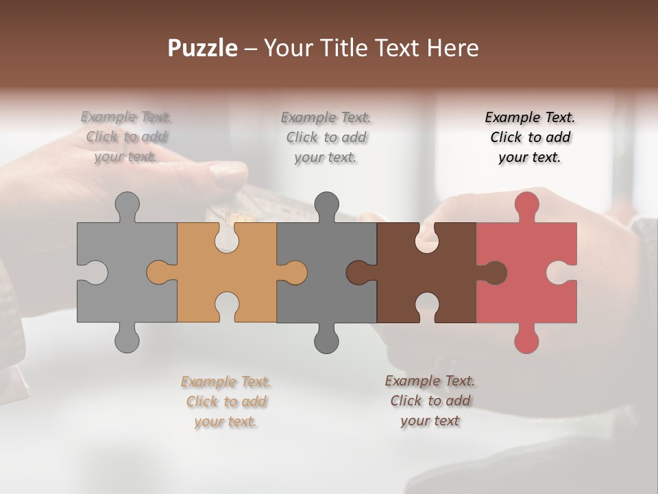 Giving Paying Pay PowerPoint Template