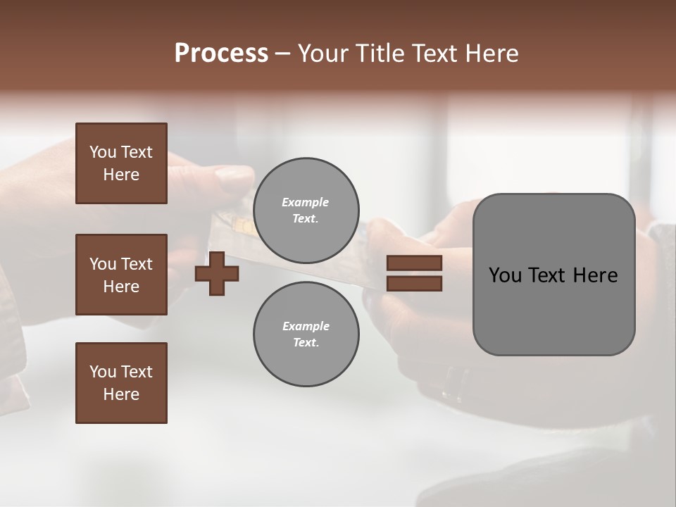 Giving Paying Pay PowerPoint Template