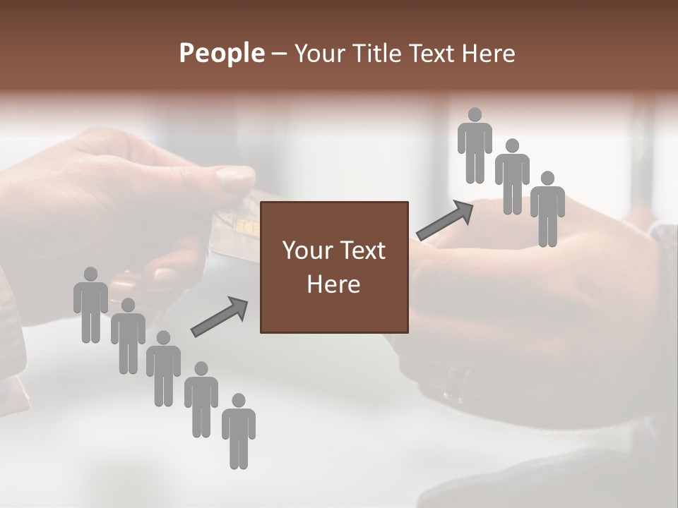 Giving Paying Pay PowerPoint Template