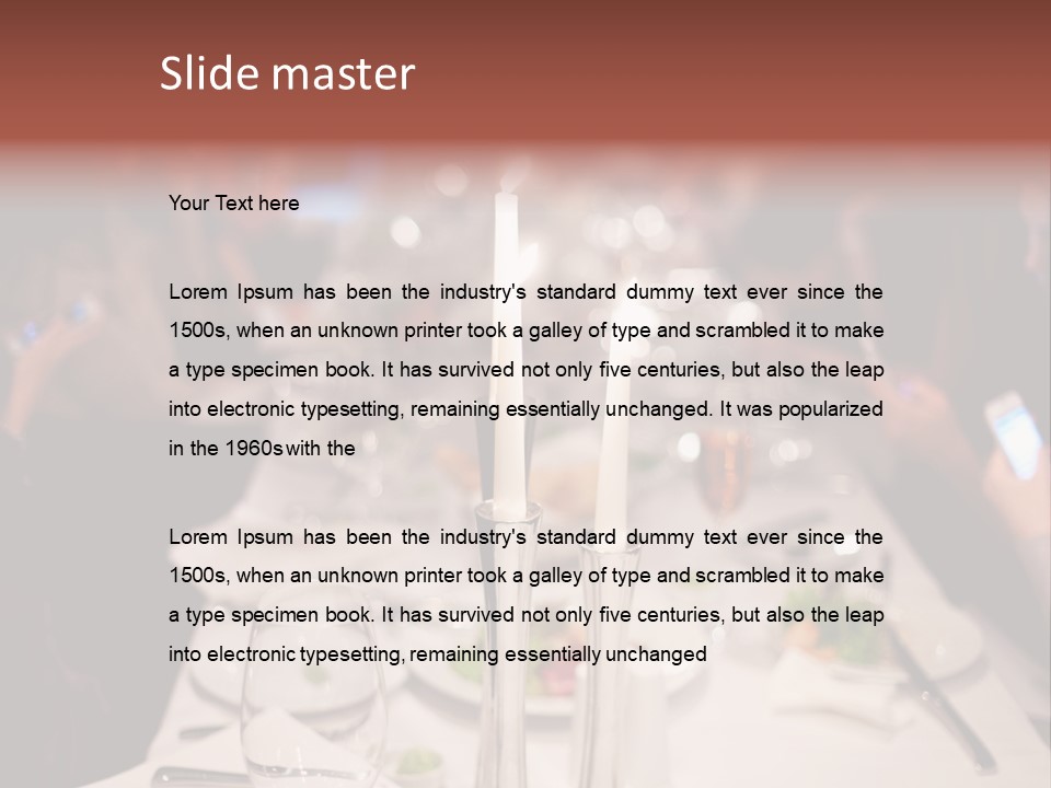 Alcohol Bottle Hotel PowerPoint Template