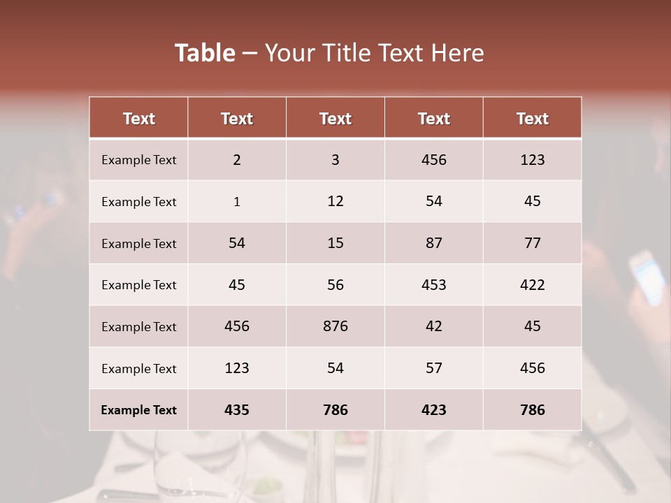 Alcohol Bottle Hotel PowerPoint Template