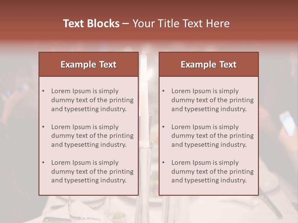 Alcohol Bottle Hotel PowerPoint Template