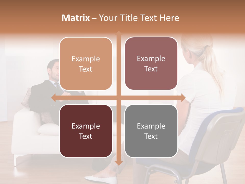 Depression Service Problem PowerPoint Template