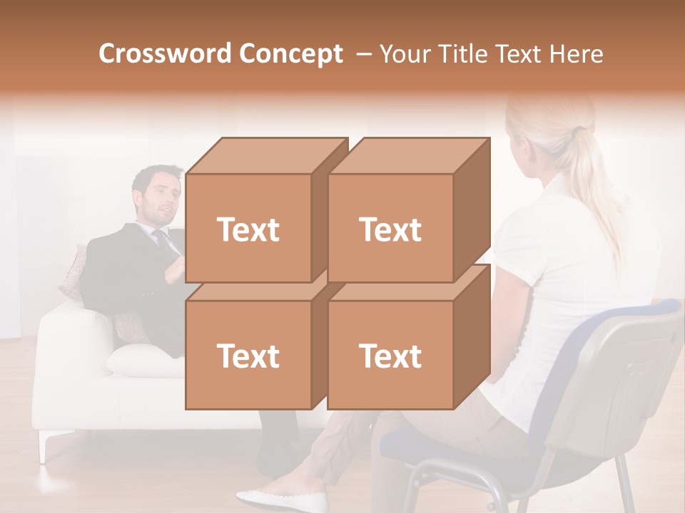 Depression Service Problem PowerPoint Template