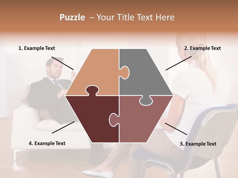 Depression Service Problem PowerPoint Template