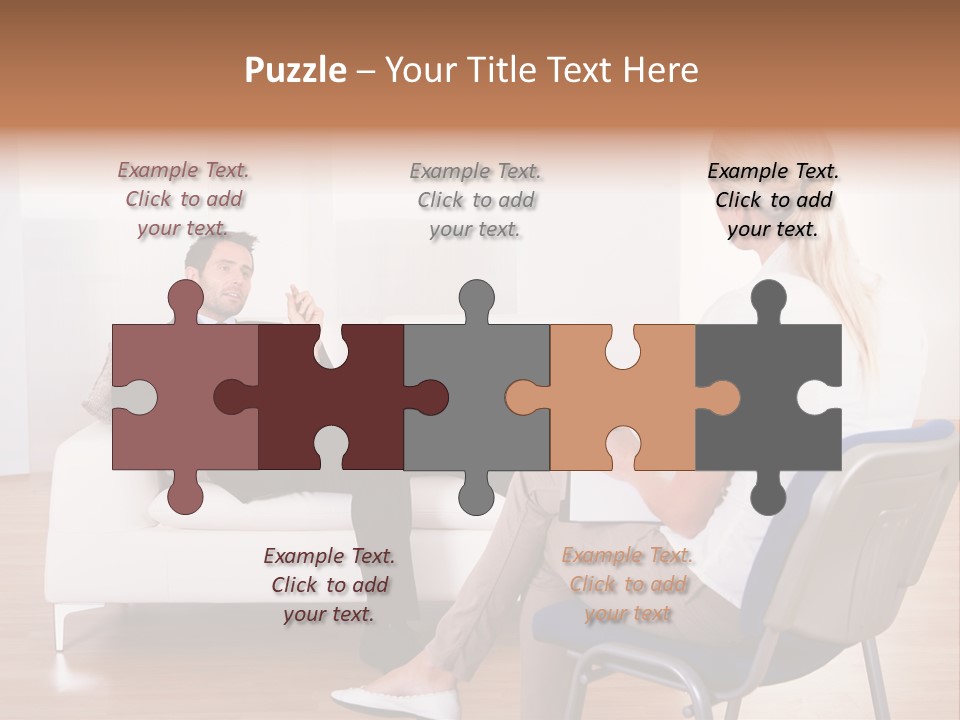 Depression Service Problem PowerPoint Template