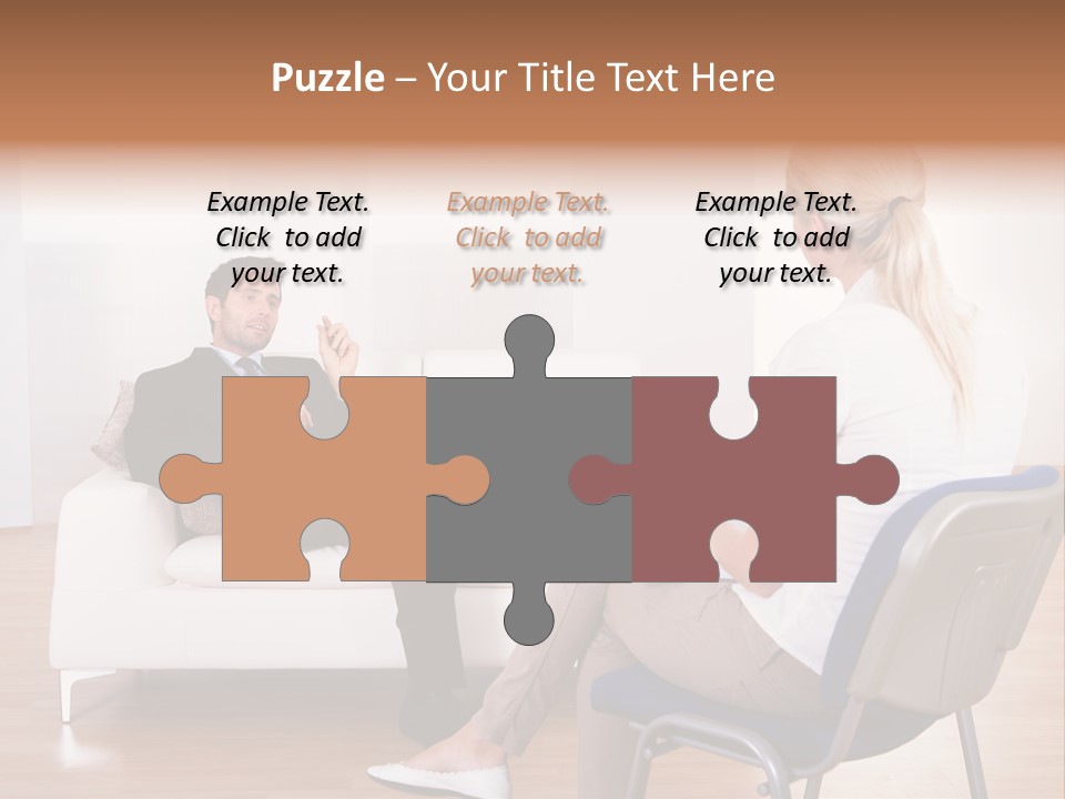 Depression Service Problem PowerPoint Template