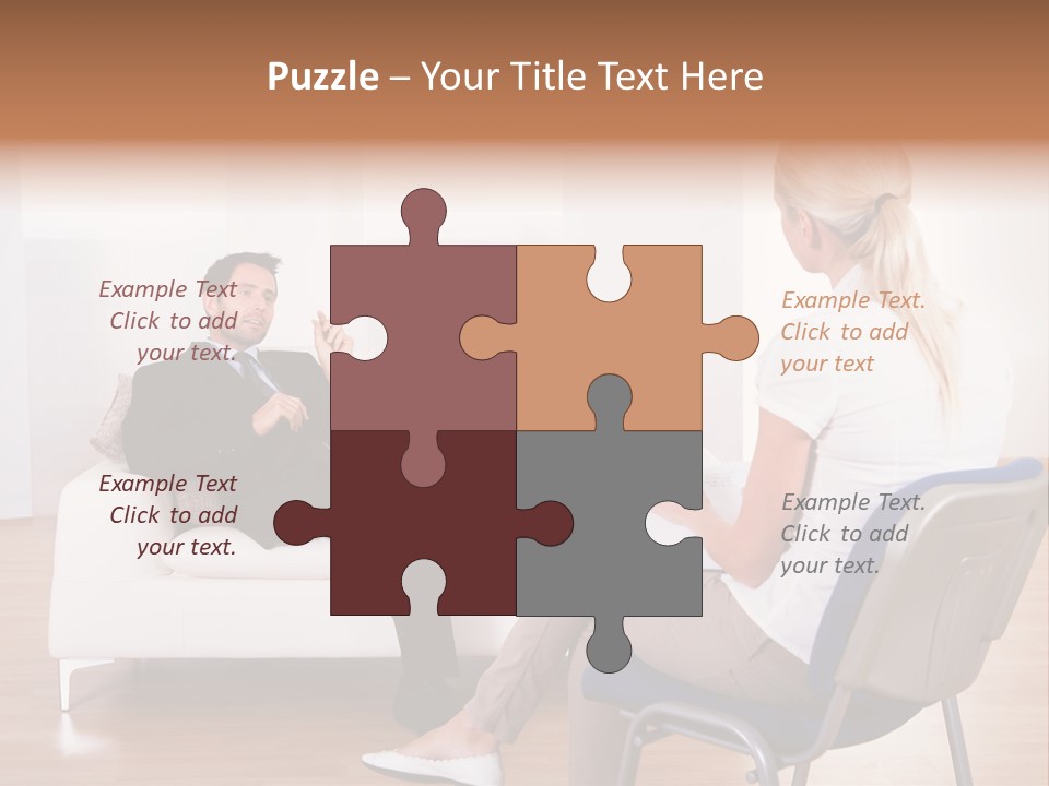 Depression Service Problem PowerPoint Template