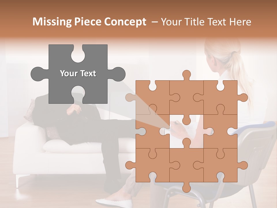 Depression Service Problem PowerPoint Template