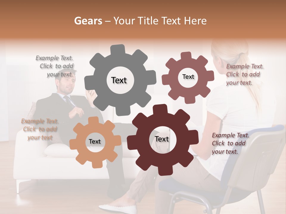 Depression Service Problem PowerPoint Template