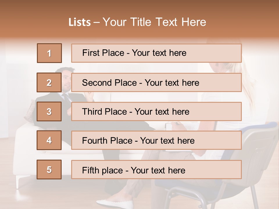 Depression Service Problem PowerPoint Template