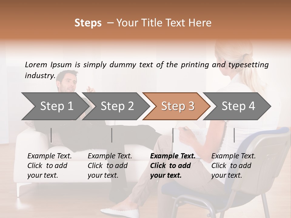 Depression Service Problem PowerPoint Template