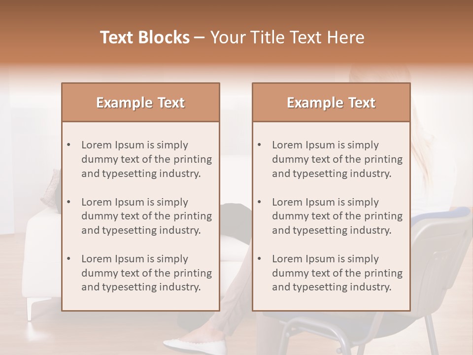Depression Service Problem PowerPoint Template