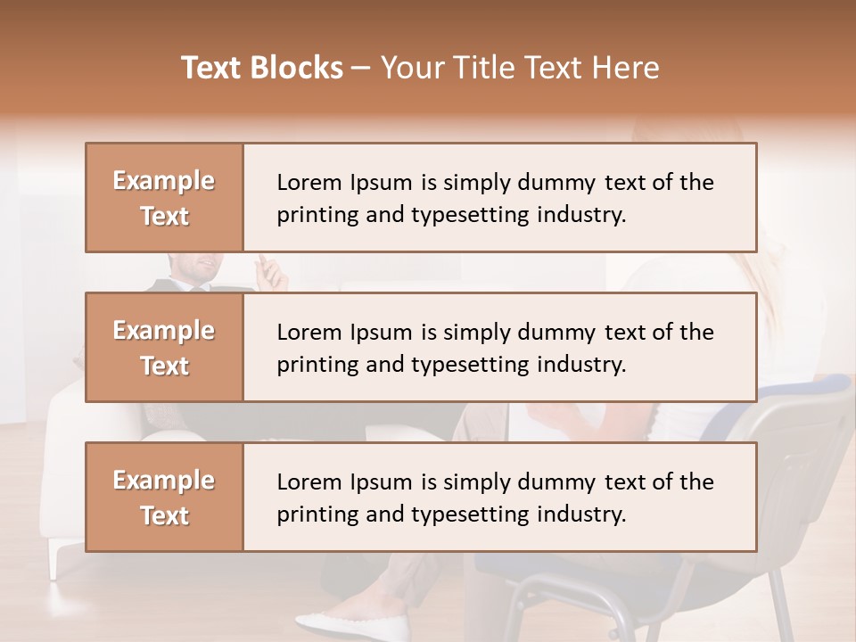 Depression Service Problem PowerPoint Template
