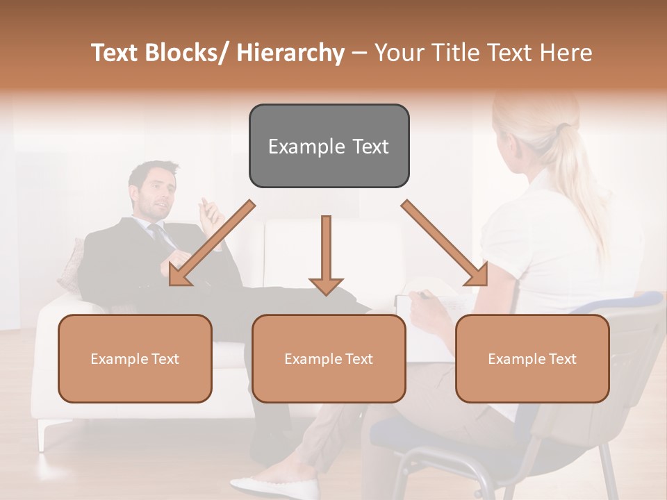 Depression Service Problem PowerPoint Template