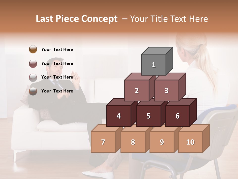 Depression Service Problem PowerPoint Template