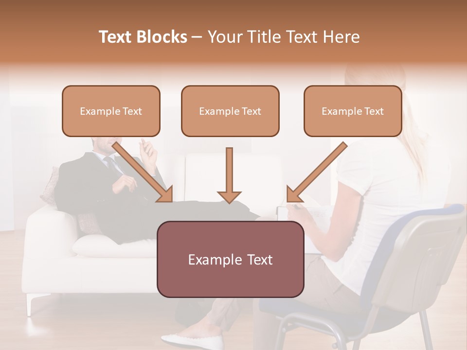 Depression Service Problem PowerPoint Template