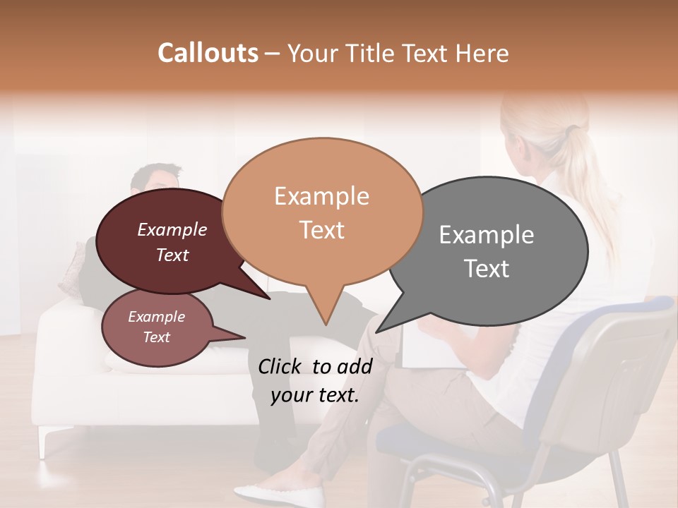 Depression Service Problem PowerPoint Template