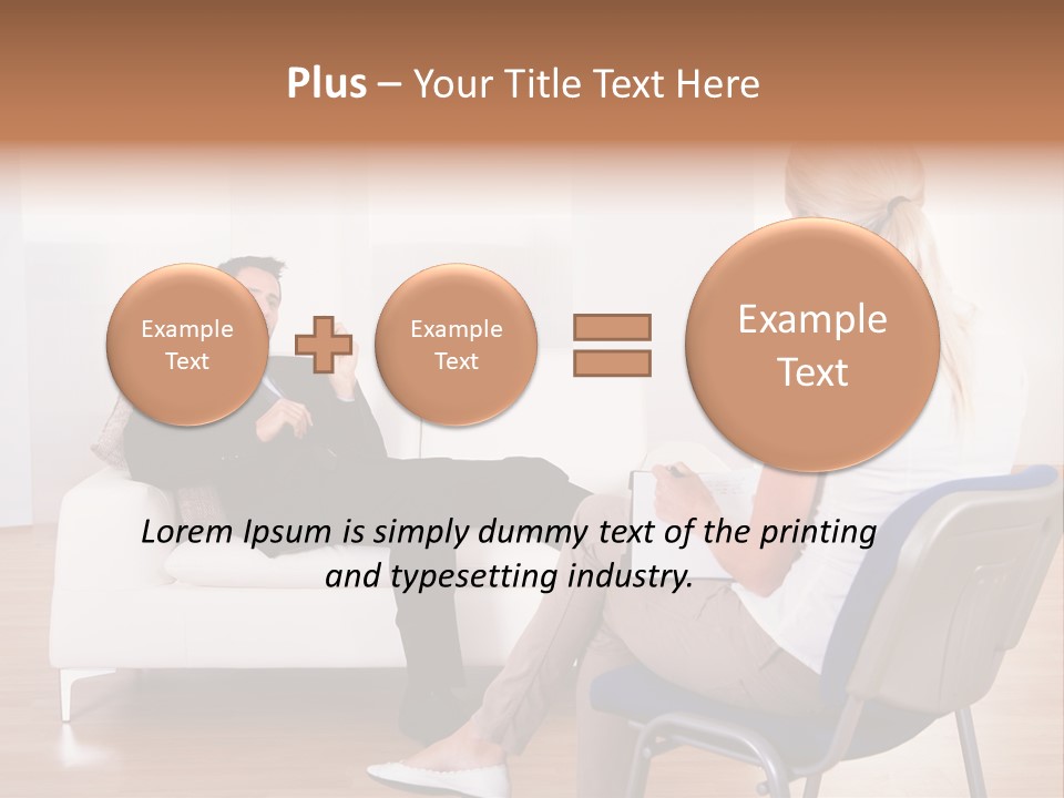 Depression Service Problem PowerPoint Template