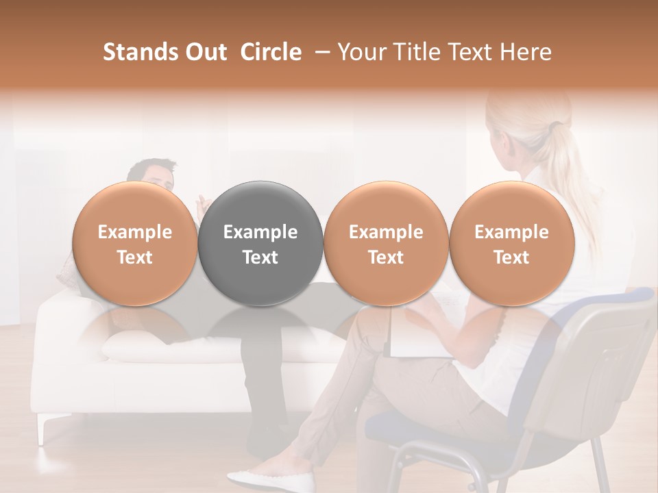 Depression Service Problem PowerPoint Template