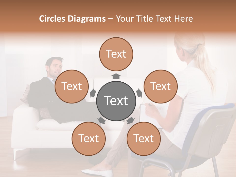 Depression Service Problem PowerPoint Template