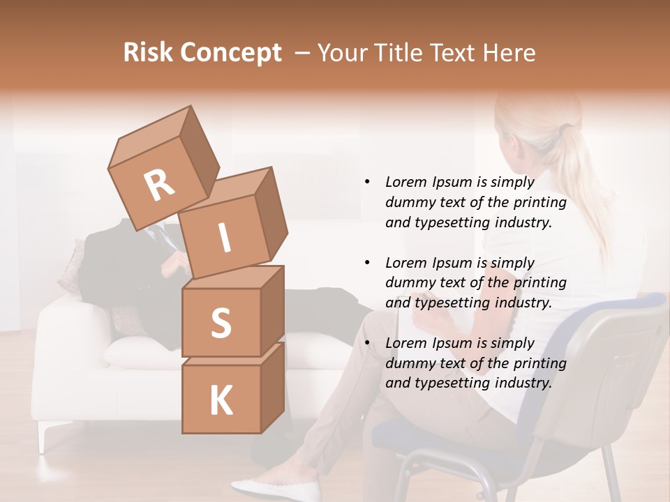 Depression Service Problem PowerPoint Template